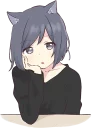 😒 emoji cat girl and dog girl Telegram sticker 5 of 120