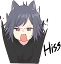 😤 emoji cat girl and dog girl Telegram sticker 22 of 120