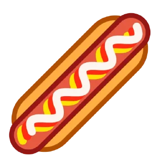 Sticker from Hot-dog Empire