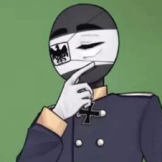 🖇 emoji Countryhumans Prussia Telegram sticker 5 of 40