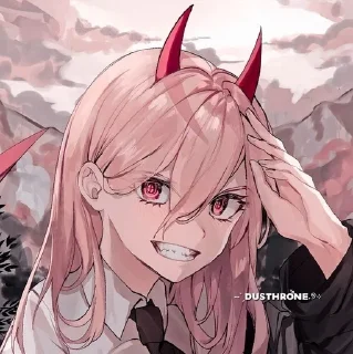 Sticker from Человек бензопила стики💕