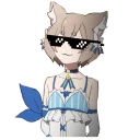 Sticker from fish's bookmarks