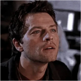 😥 emoji 🤍🤵🏻Кастиэль, Сверхъестественное Telegram sticker 13 of 80