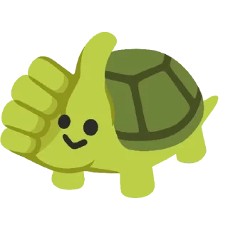 🌟 emoji Черепашка Telegram sticker 9 of 48