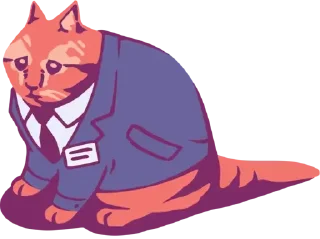Sticker from Кот Пиздос (@dvachannel)