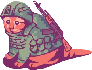 Sticker from Кот Пиздос (@dvachannel)