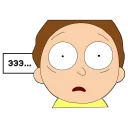😨 emoji Рик и Морти Telegram sticker 3 of 18