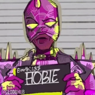 ❌ emoji @CLOOBHUB ⌥ SPIDER-VERSE ЧЕЛОВЕК-ПАУК СТИКЕРЫ ТГ Telegram sticker 14 of 25