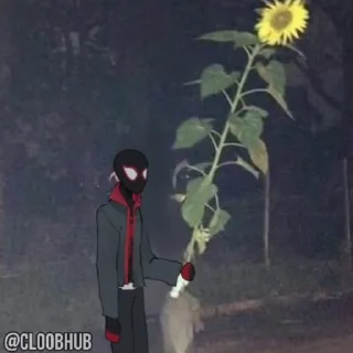 🌻 emoji @CLOOBHUB ⌥ SPIDER-VERSE ЧЕЛОВЕК-ПАУК СТИКЕРЫ ТГ Telegram sticker 22 of 25