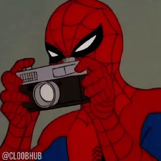 📷 emoji @CLOOBHUB ⌥ SPIDER-VERSE ЧЕЛОВЕК-ПАУК СТИКЕРЫ ТГ Telegram sticker 7 of 25