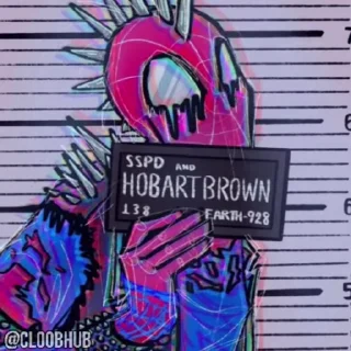 ❌ emoji @CLOOBHUB ⌥ SPIDER-VERSE ЧЕЛОВЕК-ПАУК СТИКЕРЫ ТГ Telegram sticker 15 of 25