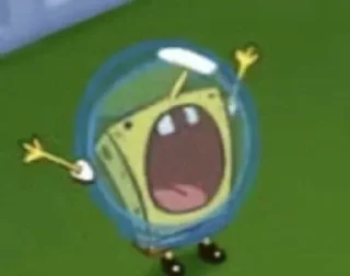Sticker from sponge bob 🧽