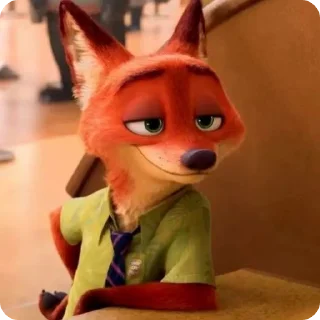 Sticker from zootopia::Nick Wilde