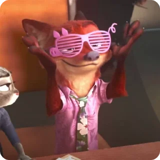 Sticker from zootopia::Nick Wilde