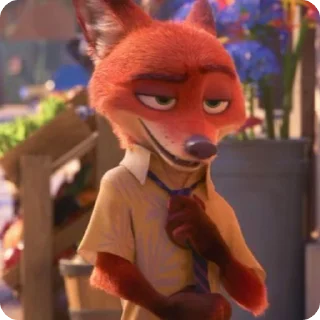 Sticker from zootopia::Nick Wilde