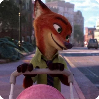 Sticker from zootopia::Nick Wilde