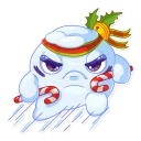 😡 emoji Let it snow Telegram sticker 12 of 21