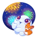 🎆 emoji Let it snow Telegram sticker 21 of 21
