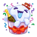 😝 emoji Let it snow Telegram sticker 10 of 21