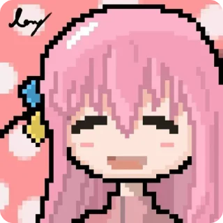 💘 emoji Хитори Гото @Zayc4ik_BTR Telegram sticker 20 of 25