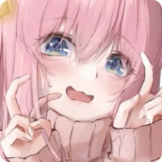 💘 emoji Хитори Гото @Zayc4ik_BTR Telegram sticker 16 of 25