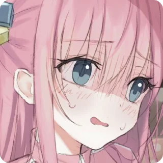 💘 emoji Хитори Гото @Zayc4ik_BTR Telegram sticker 15 of 25