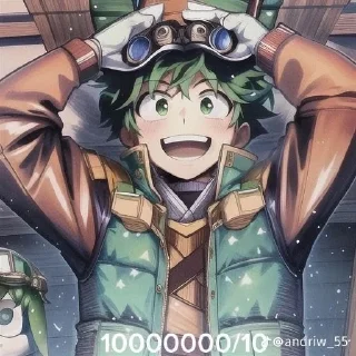 Sticker from Мга ( @Izuku_Midoriya15_07 )