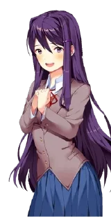 💜 emoji 𓂃Юри𓂃 Telegram sticker 7 of 22
