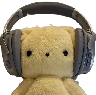 🎧 emoji Yellow Telegram sticker 22 of 32