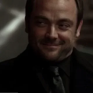 😏 emoji Crowley SPN @infoiguess Telegram sticker 8 of 59