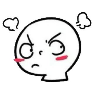 😠 emoji Face @DozaEmoji Telegram sticker 22 of 50