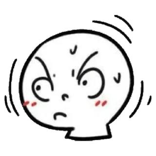 😠 emoji Face @DozaEmoji Telegram sticker 20 of 50
