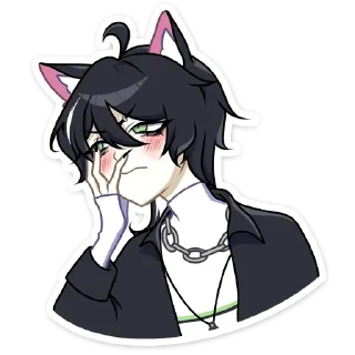 ☺️ emoji Рен '@KatShiStickers' Telegram sticker 6 of 48