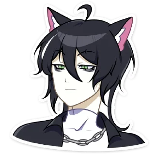 😑 emoji Рен '@KatShiStickers' Telegram sticker 22 of 48