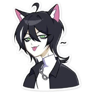 😋 emoji Рен '@KatShiStickers' Telegram sticker 7 of 48