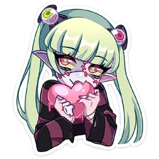 Sticker from Зомбяка '@KatShiStickers'