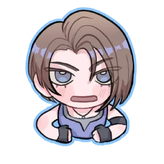 Sticker from Resident Evil Cuties by Diakki
