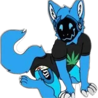 🌟 emoji Protogen Telegram sticker 3 of 21