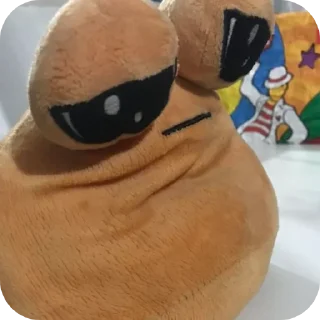 🧸 emoji pou. Telegram sticker 10 of 12