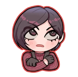Sticker from Resident Evil Cuties by Diakki