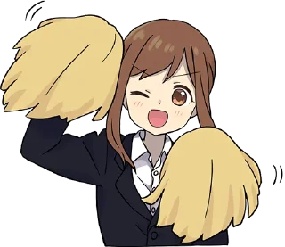🥳 emoji Adult Girl @jp_stickers Telegram sticker 12 of 40