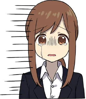 😢 emoji Adult Girl @jp_stickers Telegram sticker 16 of 40