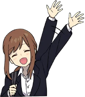 👋 emoji Adult Girl @jp_stickers Telegram sticker 21 of 40