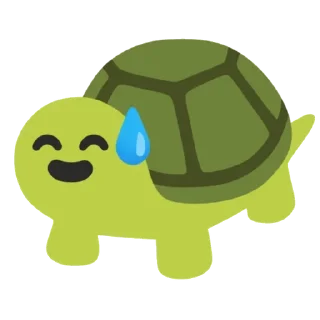 😅 emoji Черепашка как смысл жизни Telegram sticker 8 of 31