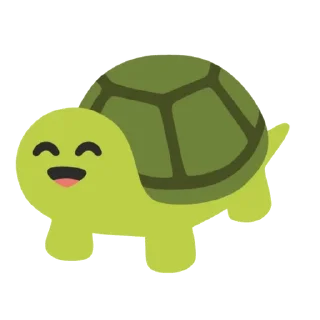 😀 emoji Черепашка как смысл жизни Telegram sticker 3 of 31