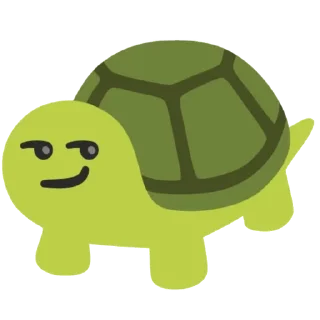 😏 emoji Черепашка как смысл жизни Telegram sticker 20 of 31