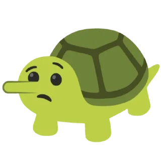 🤥 emoji Черепашка как смысл жизни Telegram sticker 24 of 31