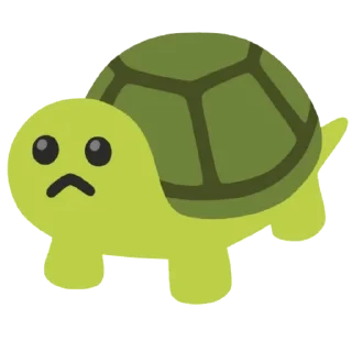 ☹️ emoji Черепашка как смысл жизни Telegram sticker 22 of 31
