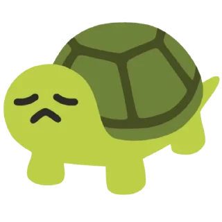 😞 emoji Черепашка как смысл жизни Telegram sticker 23 of 31