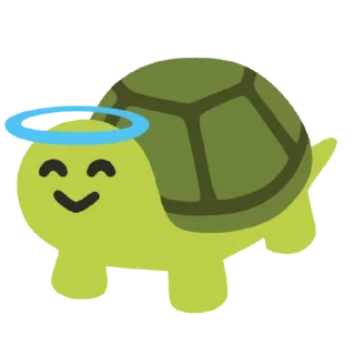 😇 emoji Черепашка как смысл жизни Telegram sticker 6 of 31